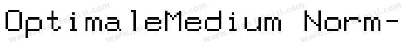 OptimaleMedium Norm字体转换